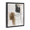Stupell Industries Flowing Contrast Grey & Tan Floating Frame, design by Amber Sterling